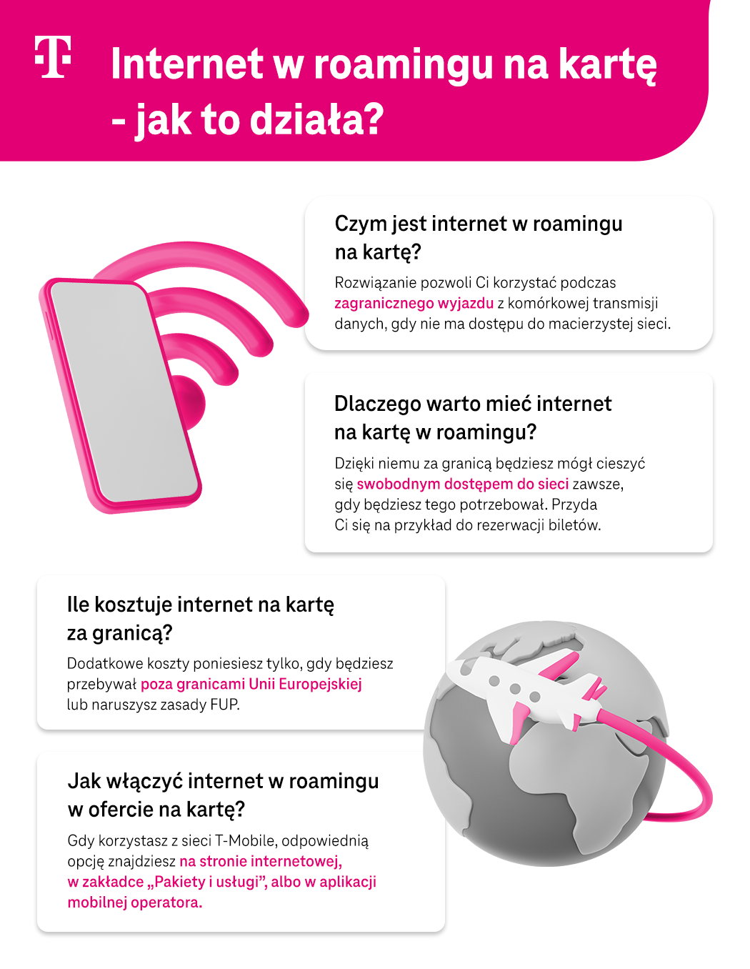 Jak działa internet w roamingu na kartę? - T-Mobile Blog